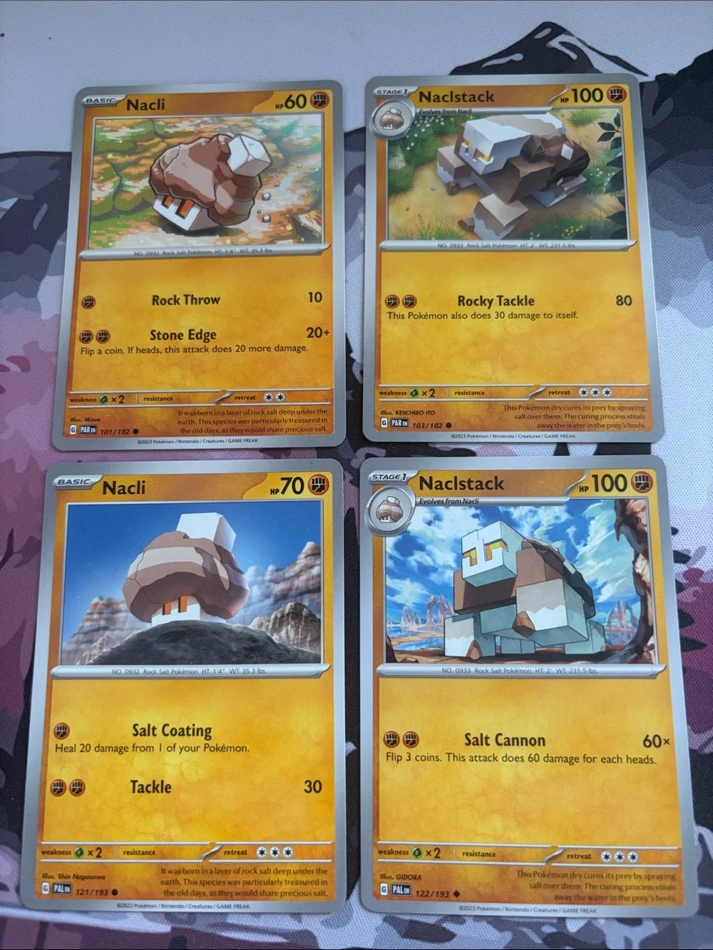 Nacli & Naclstack Evolution Lot | Paldea Evolved + Paradox Rift | ✨5/$25✨